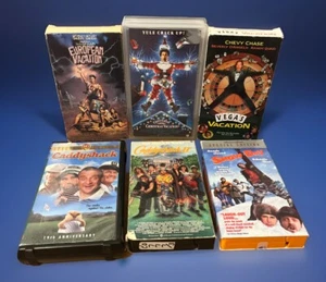 Chevy Chase VHS Lot (6) European Vacation, Vegas Vacation, Christmas, Caddyshack - Picture 1 of 11