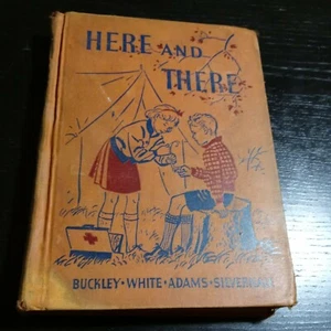 1938 "Here and There" The Road to Safety Book by Buckley White Adams Silvernale  - Foto 1 di 3