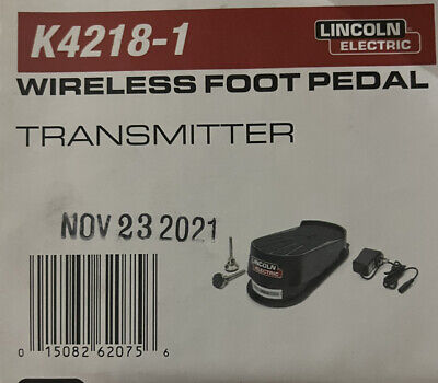 Lincoln Electric K4218-1 Wireless Foot Pedal For TIG Welding. • 499.99$