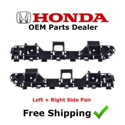 Par de soportes espaciadores de parachoques delantero derecho + derecho Honda Accord 2013-2017 4 puertas nuevo (OEM) Foto 1 de 4