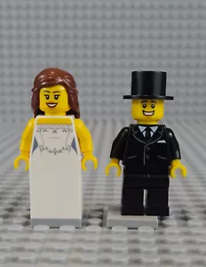 Lego 40197 Wedding Bride and Groom Minifigure Set HOL113 HOL114 2018 - Picture 1 of 4