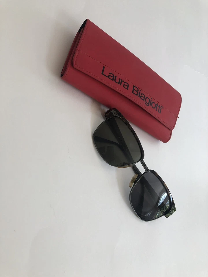 NUEVO Gafas de sol Laura Biagiotti vintage años 80 T176/S tortuga/metal Foto 1 de 4