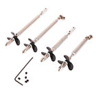 4mm Rc Boat Drive Shaft Model Ship Three Blades Screw Joint Shaft Sleeve Prop