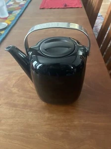 Olla de té Rosenthal Suomi Studio Line nuevo-Antiguo-Stock • Negra • Alemania - Imagen 1 de 5
