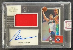 Deni Avdija 2020-21 Panini One And One RPA Rookie Patch Auto Prime 61/99