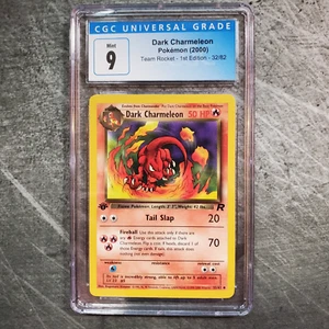 CGC 9 Dark Charmeleon 32/82 Pokémon Team Rocket 1st Edition - Picture 1 of 2
