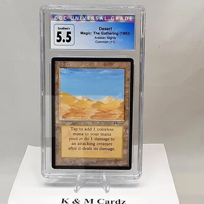 MTG - Arabian Nights - Desert - Graded - CGC 5.5 - Image 1 of 4