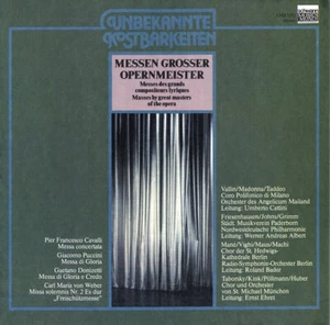 4LP CAVALLI WEBER DONIZETTI PUCCINI Masses CATTINI EHRET BADER Berlin RSO ALBERT - Picture 1 of 3