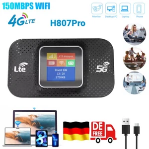 4G LTE WiFi Router Mobile Broadband 150Mbps WiFi SIM Hotspot for Car Travel - Picture 1 of 15