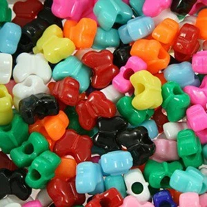 Opaque Butterfly Pony Beads Size approx 13mm x 10mm - Picture 1 of 1