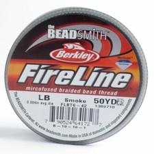 50 Yards FIRELINE Beading Thread 2-4-6-8-10 LB CRYSTAL or SMOKE