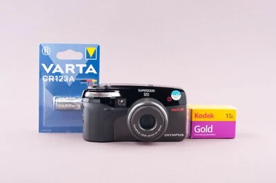 Olympus Superzoom 120 35mm Poin&Shoot Film Camera - Image 1 of 4