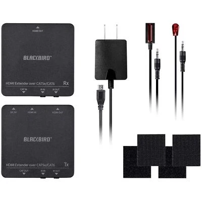 Monoprice Blackbird HDMI Extender 55m PoC IR Kit. Loop Out 24181, 4K60Hz - Image 1 of 4
