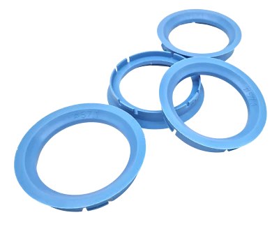 4x Zentrierringe 70,0 - 57,1 I 70,0 auf 57,1 Hellblau Zentrierring - Bild 1 von 4