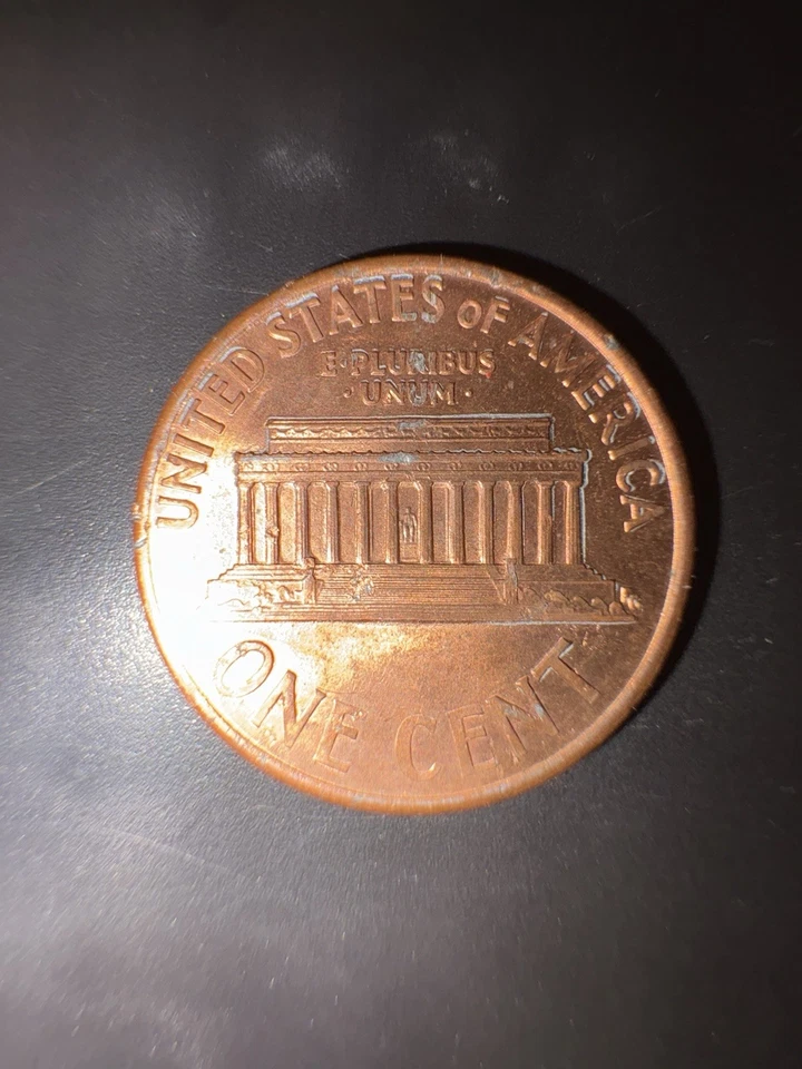 Moneda de centavo Lincoln Wide AM 1992-D error RDA Foto 1 de 4