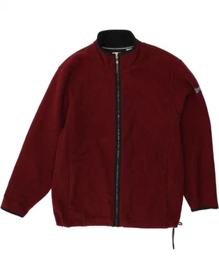 IZOD Mens Fleece Jacket UK 40 Large Red Polyester CJ03 - Image 1 of 3