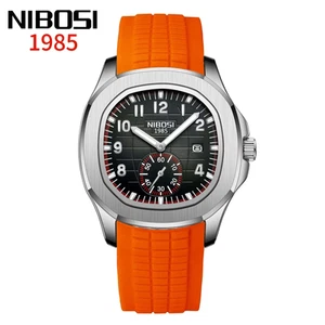 NIBOSI Sportuhr Luxus AQUANAUT Quarzuhren für wasserdichte leuchtende Aut - Bild 1 von 14