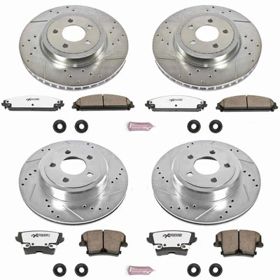 Power Stop Brake Kit For Dodge Challenger 2009-2020 - Front & Rear Z26 Street - Image 1 of 4