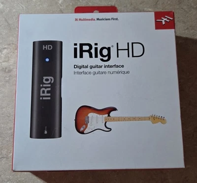 IK Multimedia iRig HD Studio-Quality Guitar Interface for iOS/MAC NOS - Image 1 of 2