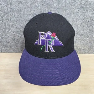 De colección New Era 5950 Portland Rockies MiLB 100 % lana ajustada 7 1/2 Denver - Imagen 1 de 10