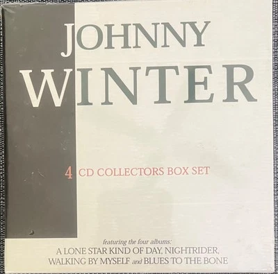 JOHNNY WINTER 4-CD Collector's Box Set New 5034748002151 UK Import — 第 1/2 张图片