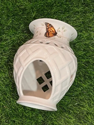 AQUECEDOR DE CERA FRAGRÂNCIA PRADO BORBOLETA LENOX - 6" DE ALTURA - Imagem 1 de 4