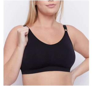 Underoutfit Full Coverage Comfort Wireless Bra Black 454 XL - Picture 1 of 6