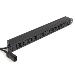 PDU C13 Sockets C14 IEC Plug Power Distribution Units Horizontal 6/8/12/16 Way - Picture 1 of 7