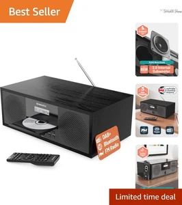 Bluetooth DAB+ Radio & 60W Stereo CD Player For Home | Oakcastle Hifi System - Picture 1 of 9