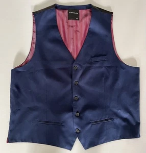 Tarocash Vest Waistcoat Mens Adult Size 4XL Blue Sleeveless Casual Business - Picture 1 of 6