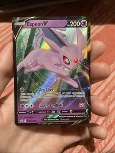 Espeon v SWSH201 SWSH: Sword & Shield Promo Cards Holo - Picture 1 of 6