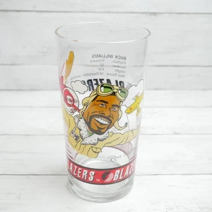Vintage Buck Williams ‘92-‘93 Dairy Queen Portland Trail Blazers Promo Glass - Picture 1 of 6