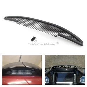 Mesh Fairing Vent Screen Black Top Grill For Touring Harley Road Glide 2015-2024 - Picture 1 of 20