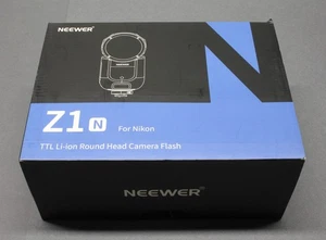 Flash recargable para cámara de iones de litio Neewer Z1-N TTL cabeza redonda para Nikon - Imagen 1 de 3