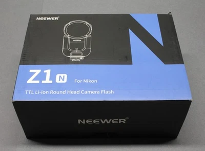Neewer Z1-N TTL Round Head Rechargeable Li-ion Camera Flash For Nikon - Image 1 of 3