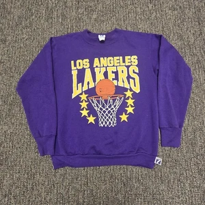 Sudadera De Colección Los Angeles Lakers Logo 7 Mediana Rara Hombre/Mujer Púrpura - Imagen 1 de 10