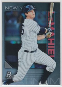 DJ LeMahieu 2020 Bowman Platinum #3 Yankees