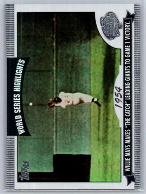 2004 Topps #WS-WM Willie Mays World Series Highlights (Series One) Series 1 - Image 1 of 2