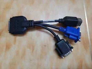 Genuine Cisco 37-1016-01 UCS KVM Dongle VGA Serial USB DB9 Server Cable Adapter - Photo 1/4