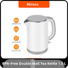 Miroco Electric Kettle Stainless Steel BPA-Free Double Wall Tea Kettle 1.5 L 
