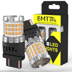 2x 3157 3156 LED Turn Signal Light Bulbs Amber Yellow For Freightliner Cascadia - Bild 1 von 12