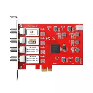Tarjeta PCIe sintonizador cuádruple TBS 6904SE DVB-S2 / S / S2X para TV en vivo por satélite - Imagen 1 de 5