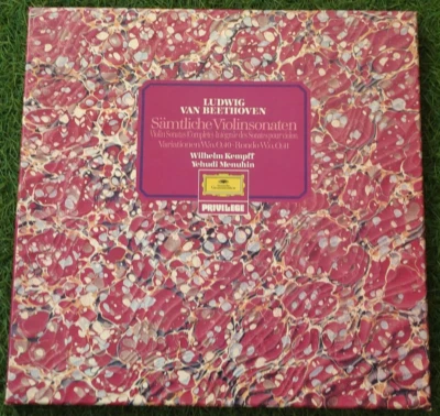 Beethoven - Complete Violin Sonatas Menuhin Kempff DG 5LP - Image 1 of 2
