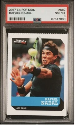 Rafael Nadal RARE Sports Illustrated for Kids Tennis 2017 SPAIN POP 2 SI PSA 8 - Image 1 of 3