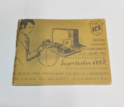 Supertester ICE 680R manuale  in Italiano istruzioni d'uso originale - Immagine 1 di 3