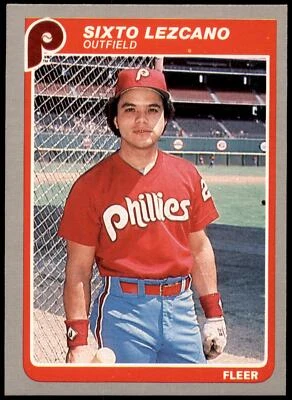 Sixto Lezcano #258 1985 Fleer - Image 1 of 2