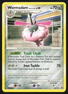 Wormadam 43/132 Diamond & Pearl Secret Wonders Pokemon Card Played - Picture 1 of 3