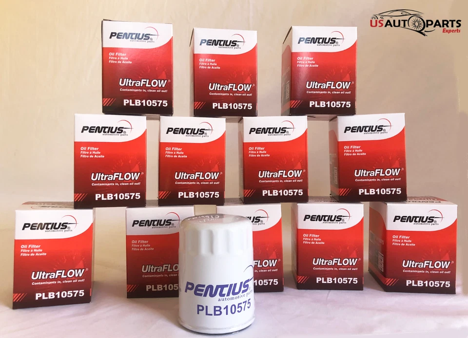 JUEGO DE 12 - FILTRO DE ACEITE PLB10575 PENTIUS - REEMPLAZA - PH500 - PH10590 - PO2500  Foto 1 de 4
