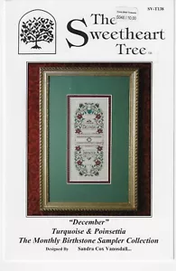 The Sweetheart Tree -December-Turquoise & Poinsettia--Monthly Birthstone -New - Picture 1 of 1