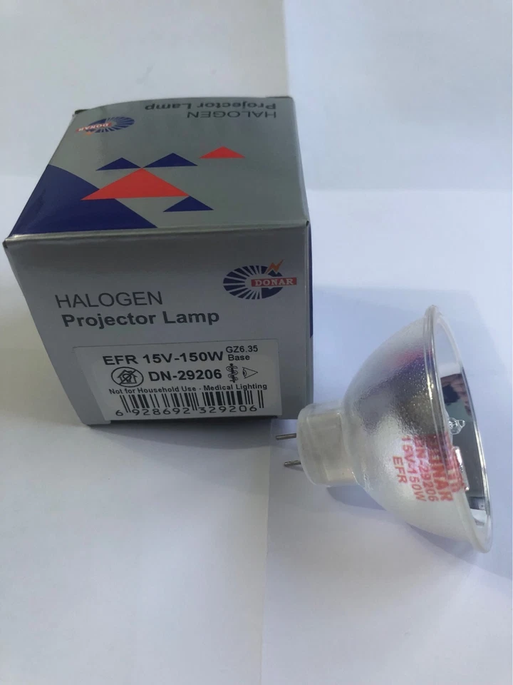 LAMPADA ALOGENA  EFR 15V 150W GZ6.35 Lampada alogena per proiettori - Immagine 1 di 1